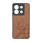 قاب طرح چرم گوزنی Pal Prime مدل Xiaomi Redmi Note 13 Pro 5G / Poco X6 5G - قهوه ای