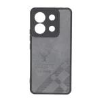 قاب طرح چرم گوزنی Pal Prime مدل Xiaomi Redmi Note 13 Pro 5G / Poco X6 5G - خاکستری