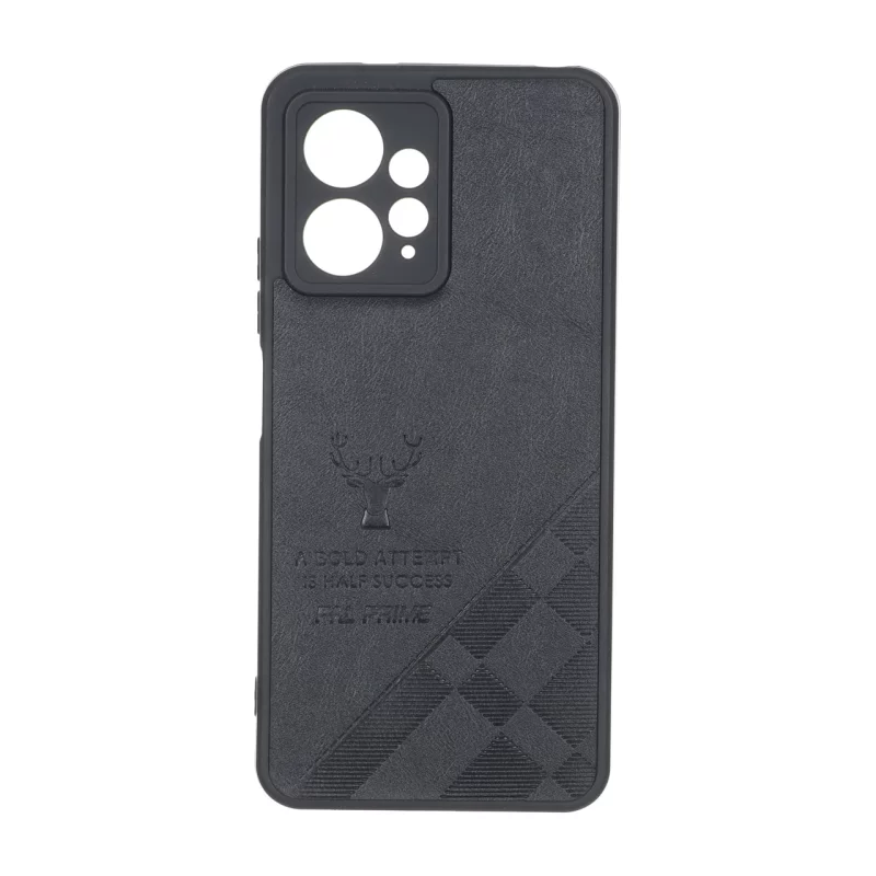قاب طرح چرم گوزنی Pal Prime مدل Xiaomi Redmi Note 12 4G - مشکی - تصویر 2