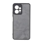 قاب طرح چرم گوزنی Pal Prime مدل Xiaomi Redmi Note 12 4G - خاکستری