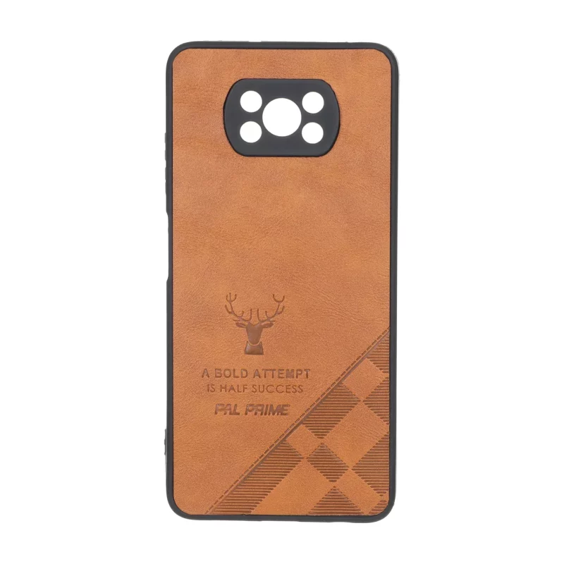 قاب طرح چرم گوزنی Pal Prime مدل Xiaomi Poco X3 / Poco X3 Pro / Poco X3 NFC - عسلی - تصویر 2