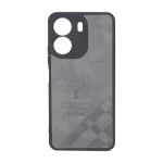 قاب طرح چرم گوزنی Pal Prime مدل Xiaomi Redmi 13C / Poco C65 - خاکستری