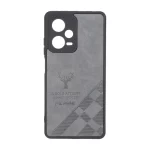قاب طرح چرم گوزنی Pal Prime مدل Xiaomi Redmi Note 12 Pro 5G - خاکستری