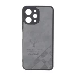 قاب طرح چرم گوزنی Pal Prime مدل Xiaomi Redmi 12 / Poco M6 Pro 5G - خاکستری