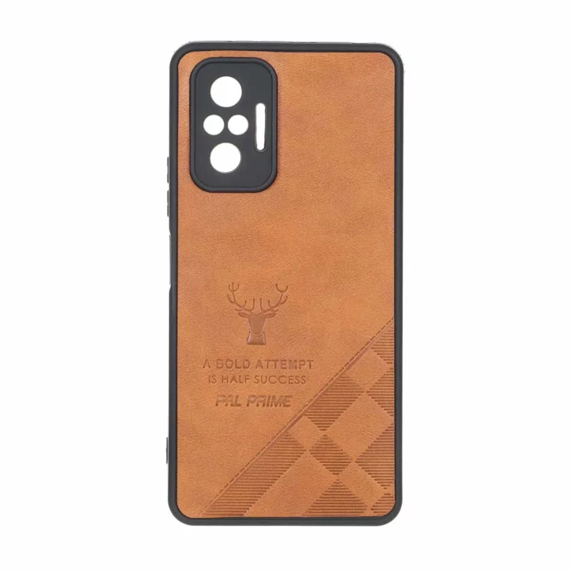 قاب طرح چرم گوزنی Pal Prime مدل Xiaomi Redmi Note 10 Pro 4G / Redmi Note 10 Pro Max - عسلی - تصویر 2