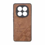 قاب طرح چرم گوزنی Pal Prime مدل Xiaomi Redmi Note 14 Pro 5G / Redmi Note 14 Pro Plus 5G / Poco X7 5G - قهوه ای