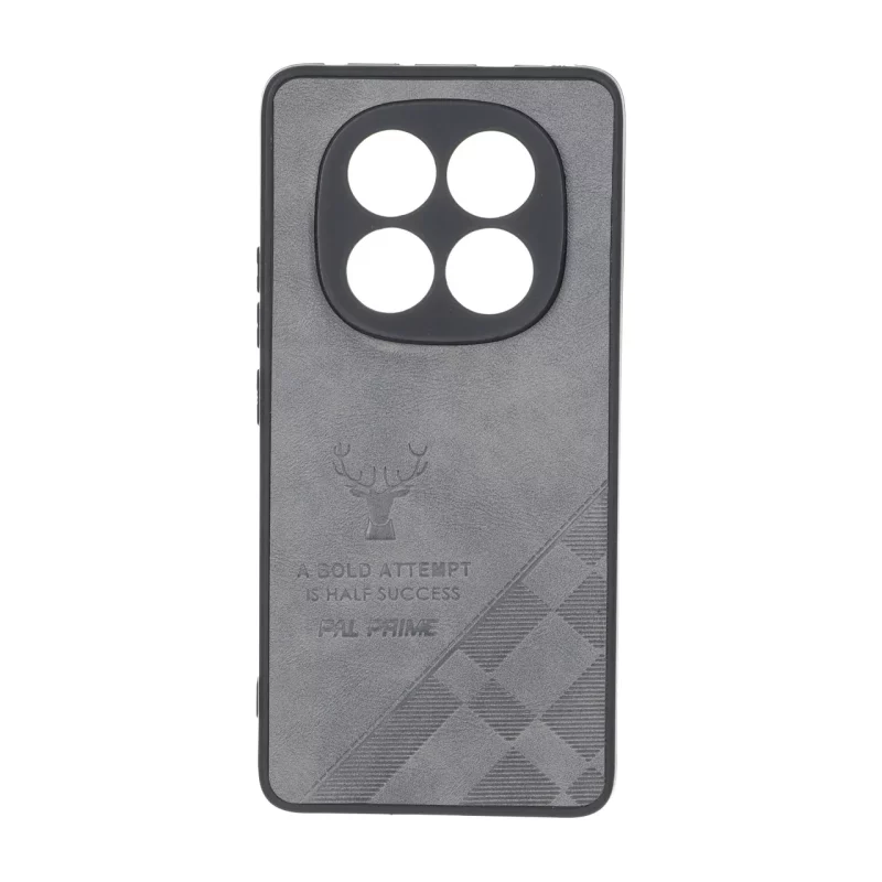قاب طرح چرم گوزنی Pal Prime مدل Xiaomi Redmi Note 14 Pro 5G / Redmi Note 14 Pro Plus 5G / Poco X7 5G - خاکستری - تصویر 2