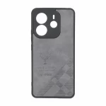 قاب طرح چرم گوزنی Pal Prime مدل Xiaomi Redmi Note 14 4G - خاکستری