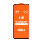 محافظ صفحه نمایش شیشه ای Samsung S21 FE / Xiaomi Mi 9T / Mi 9T Pro / Redmi K20 / Redmi K20 Pro - Full Cover 21D (بدون پک) - مشکی