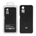 قاب نیو سیلیکون محافظ لنزدار RFF مدل Xiaomi Redmi Note 11S / Note 11 - 4G مشکی (پک دار)