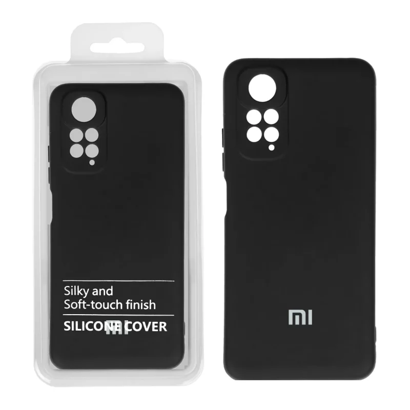 قاب نیو سیلیکون محافظ لنزدار RFF مدل Xiaomi Redmi Note 11S / Note 11 - 4G مشکی (پک دار) - تصویر 2