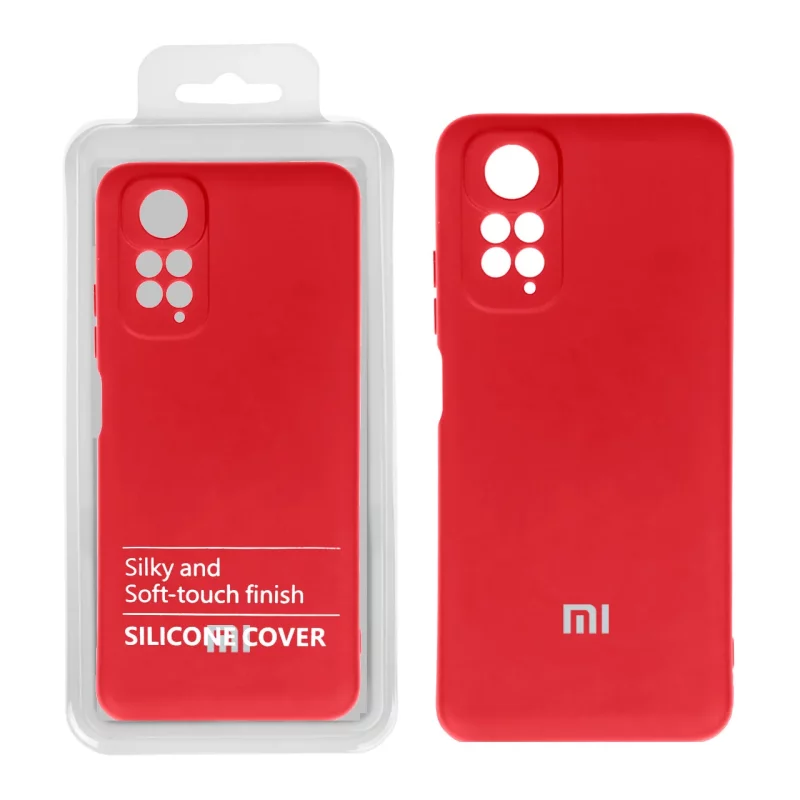 قاب نیو سیلیکون محافظ لنزدار RFF مدل Xiaomi Redmi Note 11S / Note 11 - 4G قرمز (پک دار) - تصویر 2