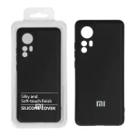 قاب نیو سیلیکون محافظ لنزدار RFF مدل Xiaomi Mi 12 / Mi 12X مشکی (پک دار)