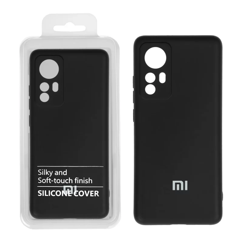 قاب نیو سیلیکون محافظ لنزدار RFF مدل Xiaomi Mi 12 / Mi 12X مشکی (پک دار) - تصویر 2