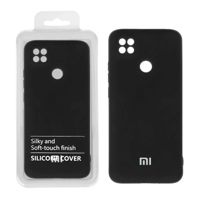 قاب نیو سیلیکون محافظ لنزدار RFF مدل Xiaomi Redmi 10A مشکی (پک دار) - تصویر 2