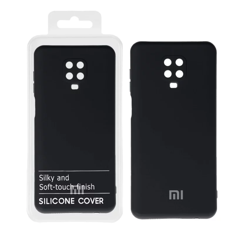 قاب نیو سیلیکون محافظ لنزدار RFF مدل Xiaomi Redmi Note 9S / Note 9 Pro / Note 9 Pro Max - مشکی کد 5 (پک دار) - تصویر 2