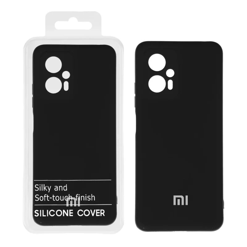 قاب نیو سیلیکون محافظ لنزدار RFF مدل Xiaomi Poco X4 GT / Redmi Note 11T Pro 5G / Redmi Note 11T Pro Plus - مشکی کد 6 (پک دار) - تصویر 2
