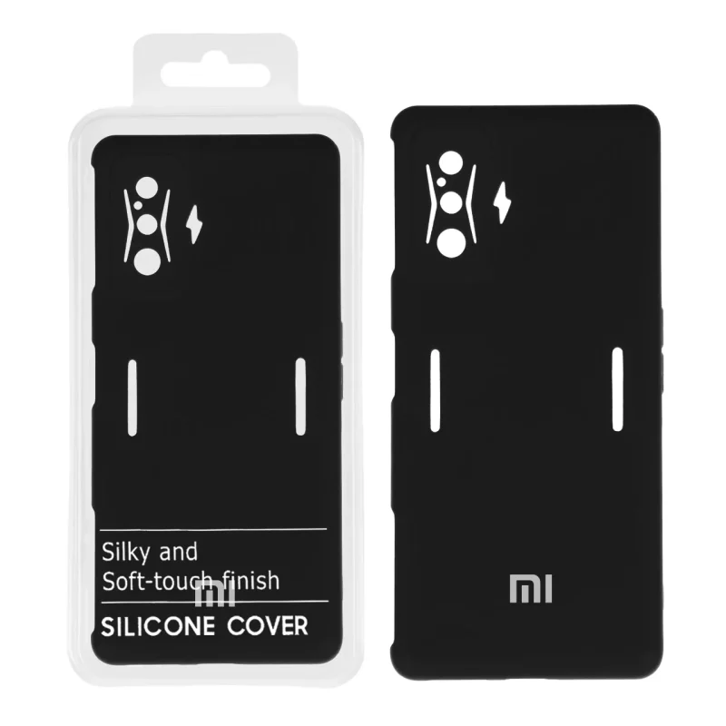 قاب نیو سیلیکون محافظ لنزدار RFF مدل Xiaomi Redmi Poco F4 GT - مشکی کد 6 (پک دار) - تصویر 2