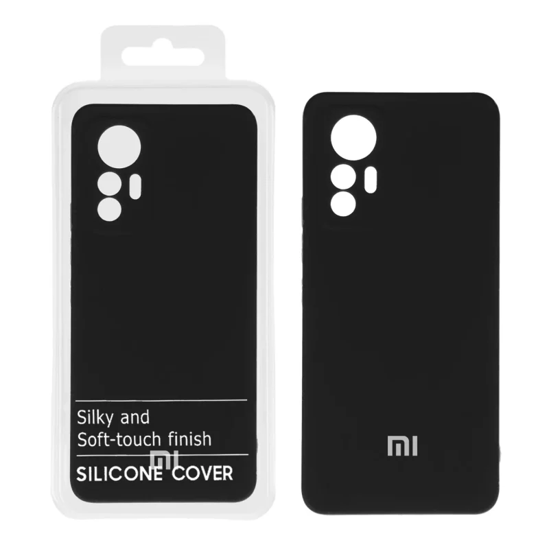 قاب نیو سیلیکون محافظ لنزدار RFF مدل Xiaomi 12 Lite - مشکی کد 6 (پک دار) - تصویر 2