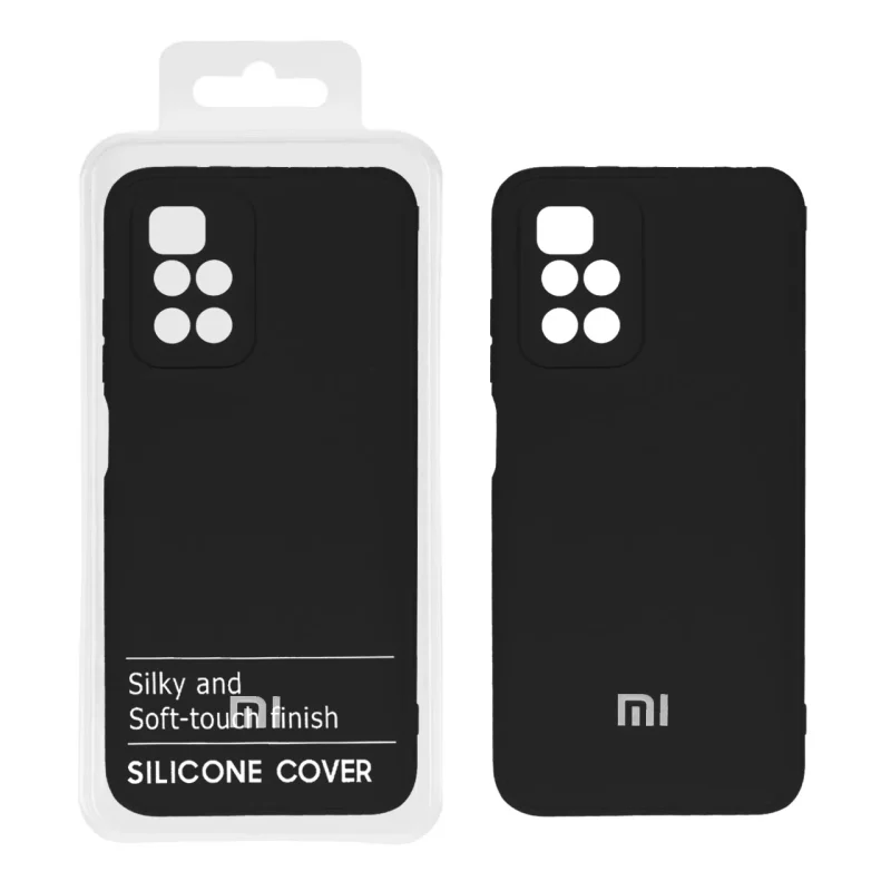 قاب نیو سیلیکون محافظ لنزدار RFF مدل Xiaomi Redmi 10 / Redmi 10 Prime - مشکی کد 7 (پک دار) - تصویر 2
