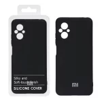 قاب نیو سیلیکون محافظ لنزدار RFF مدل Xiaomi Poco M5 - مشکی کد 6 (پک دار)
