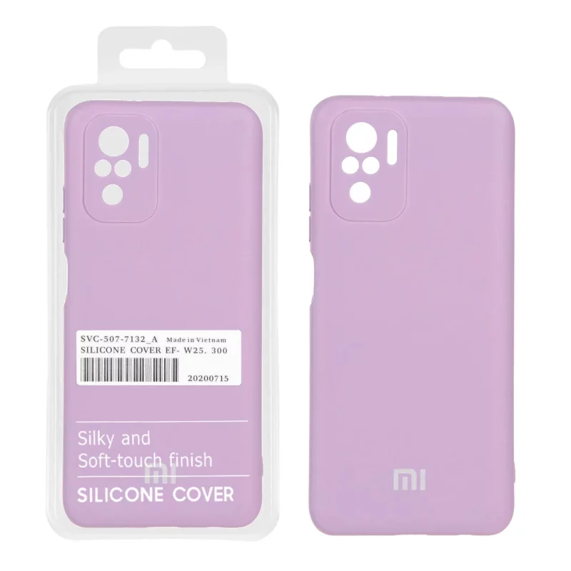 قاب نیو سیلیکون محافظ لنزدار RFF مدل Xiaomi Redmi Note 10 - 4G / Note 10S / Poco M5S - یاسی کد7 (پک دار) - تصویر 2