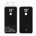 قاب نیو سیلیکون محافظ لنزدار RFF مدل Xiaomi Redmi note 9 - مشکی کد7 (پک دار)