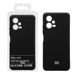 قاب نیو سیلیکون محافظ لنزدار RFF مدل Xiaomi Poco X5 / Redmi Note 12 5G - مشکی کد 8 (پک دار)