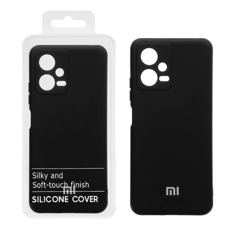قاب نیو سیلیکون محافظ لنزدار RFF مدل Xiaomi Poco X5 / Redmi Note 12 5G - مشکی کد 8 (پک دار) - تصویر 2
