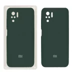 قاب سیلیکونی پاک کنی محافظ لنزدار اورجینال Xiaomi Redmi Note 10S/ Redmi Note 10-4G/ Poco M5S - سبز (پک اصلی)