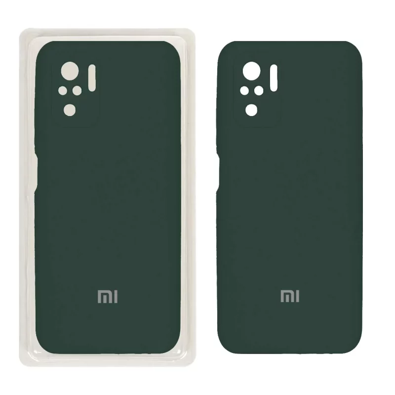 قاب سیلیکونی پاک کنی محافظ لنزدار اورجینال Xiaomi Redmi Note 10S/ Redmi Note 10-4G/ Poco M5S - سبز (پک اصلی) - تصویر 2