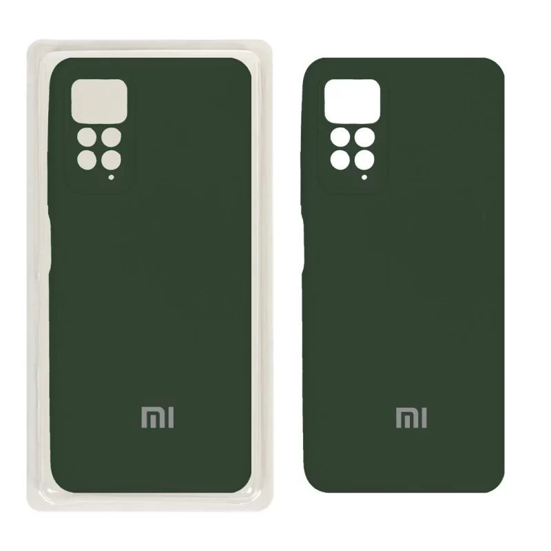 قاب سیلیکونی پاک کنی محافظ لنزدار اورجینال Xiaomi Redmi Note 11 Pro-4G/ Redmi Note 11 Pro-5G/ Redmi Note 11E Pro - سبز (پک اصلی) - تصویر 2