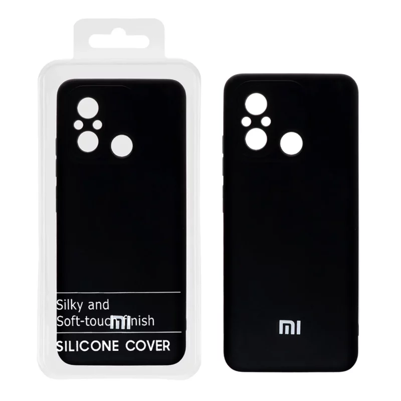 قاب نیو سیلیکون محافظ لنزدار RFF مدل Xiaomi Redmi 12C - مشکی (پک دار) - تصویر 2