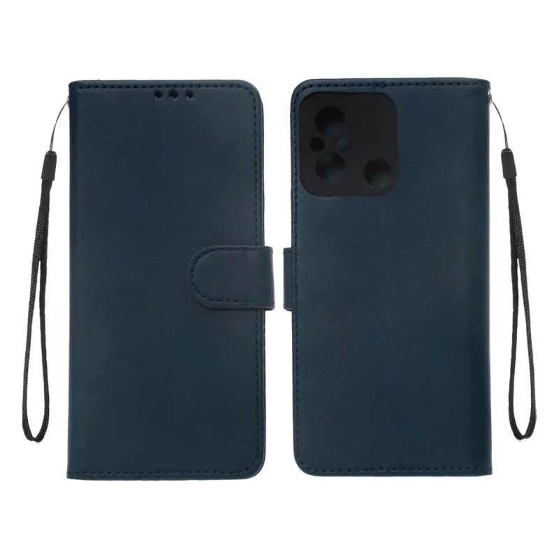 کیف موبایل مگنتی Xiaomi Redmi 12C - سرمه ای - تصویر 2