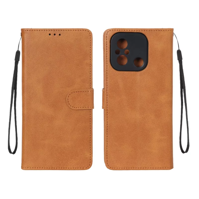 کیف موبایل مگنتی Xiaomi Redmi 12C - عسلی - تصویر 2