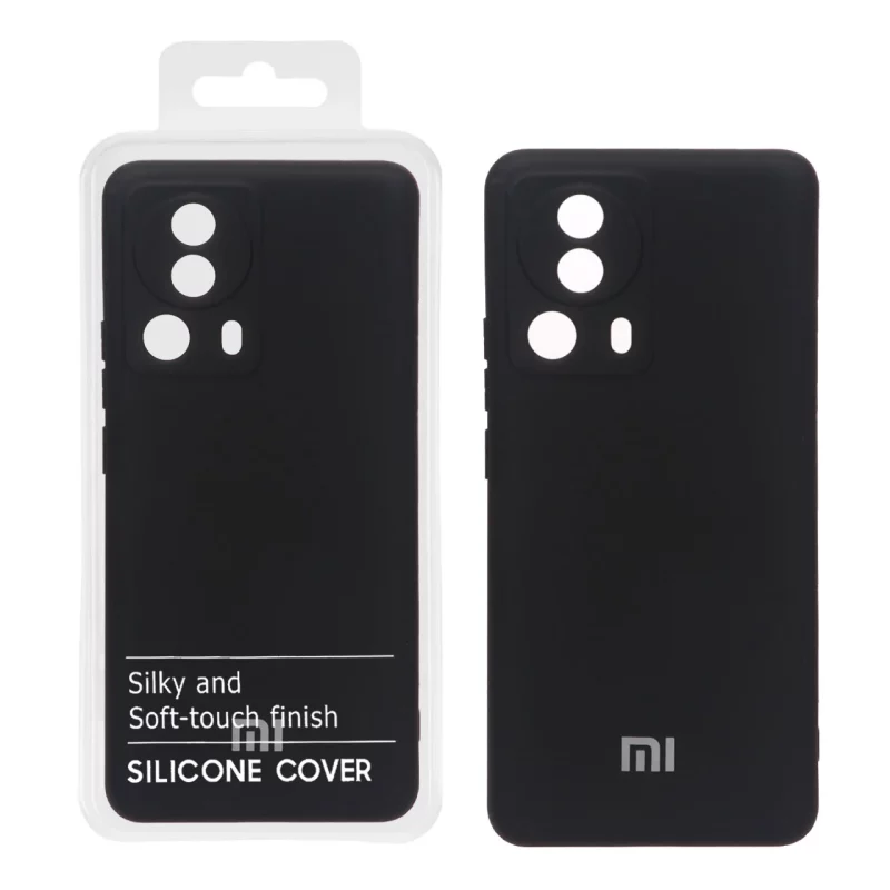 قاب نیو سیلیکون محافظ لنزدار RFF مدل Xiaomi Mi 13 Lite - مشکی کد 9 (پک دار) - تصویر 2