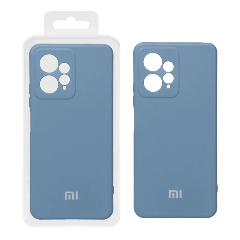 قاب نیو سیلیکون محافظ لنزدار RFF مدل Xiaomi Redmi Note 12 4G - آبی فیلی (پک دار) - تصویر 2