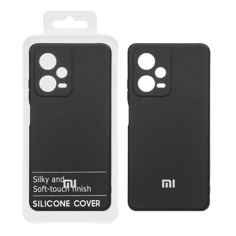قاب نیو سیلیکون محافظ لنزدار RFF مدل Xiaomi Redmi Note 12 Pro - 5G - مشکی (پک دار) - تصویر 2