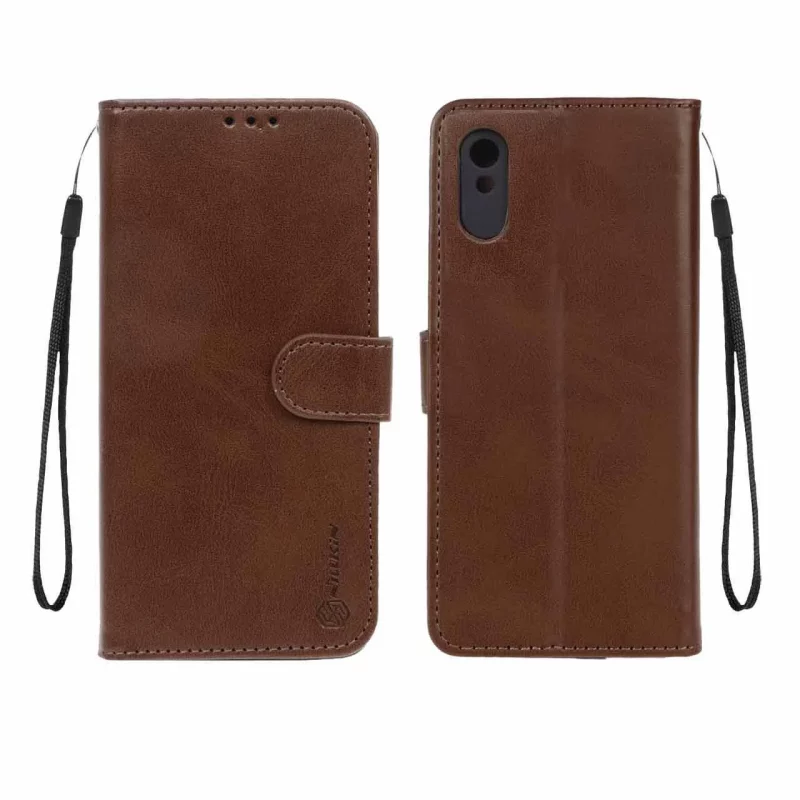 کیف موبایل مگنتی Nillkin مدل Xiaomi Redmi 9A Sport / Redmi 9A / Redmi 9AT - قهوه ای - تصویر 2