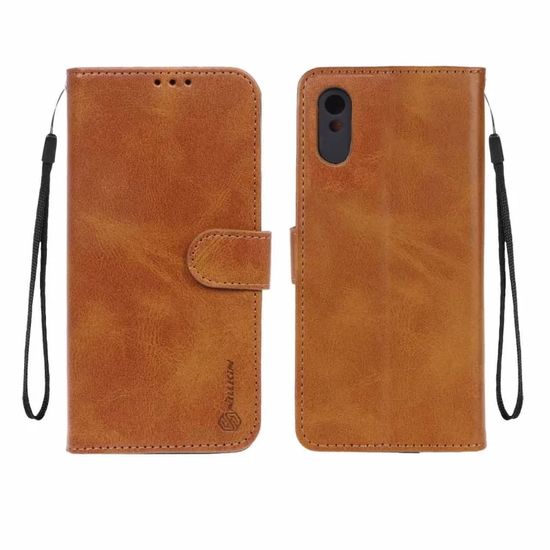 کیف موبایل مگنتی Nillkin مدل Xiaomi Redmi 9A Sport / Redmi 9A / Redmi 9AT - عسلی - تصویر 2