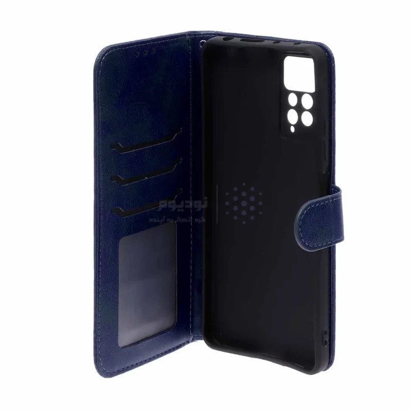کیف موبایل مگنتی Nillkin مدل Xiaomi Redmi Note 12 Pro 4G / Redmi Note 11 Pro - سرمه ای - تصویر 3