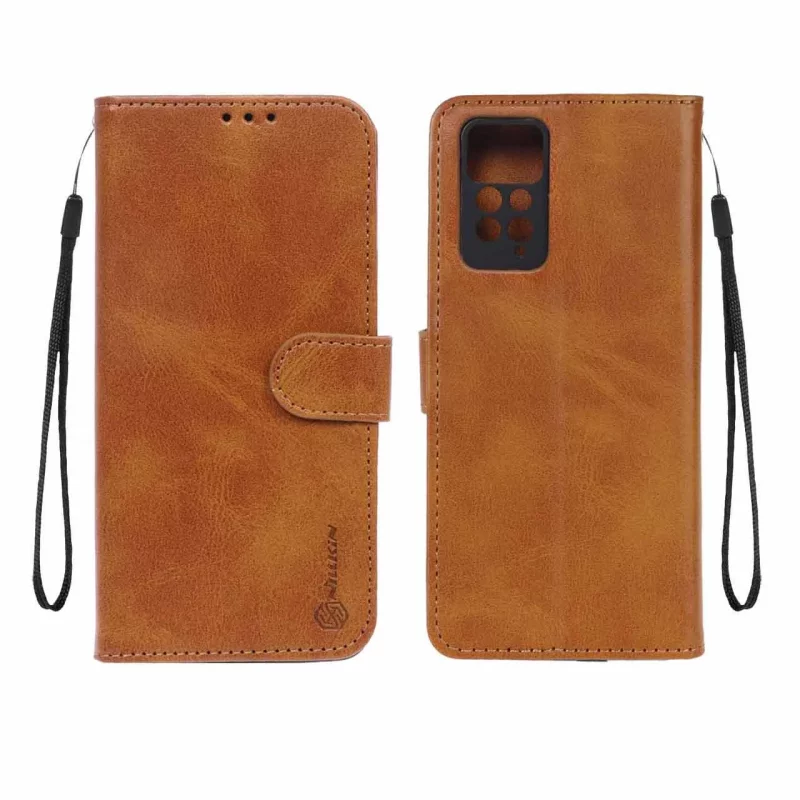 کیف موبایل مگنتی Nillkin مدل Xiaomi Redmi Note 12 Pro 4G / Redmi Note 11 Pro - عسلی - تصویر 2