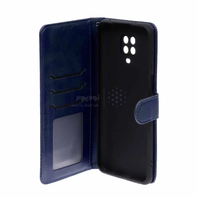 کیف موبایل مگنتی Nillkin مدل Xiaomi Redmi Note 9S / Redmi Note 9 Pro / Redmi Note 9 Pro Max / Poco M2 Pro - سرمه ای - تصویر 3