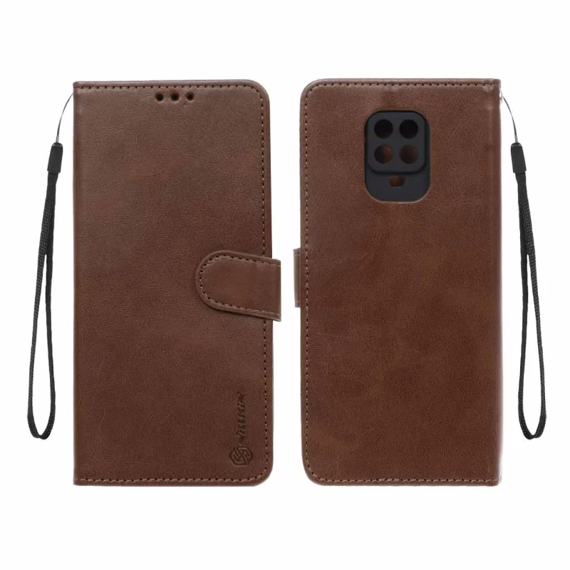 کیف موبایل مگنتی Nillkin مدل Xiaomi Redmi Note 9S / Redmi Note 9 Pro / Redmi Note 9 Pro Max / Poco M2 Pro - قهوه ای - تصویر 2