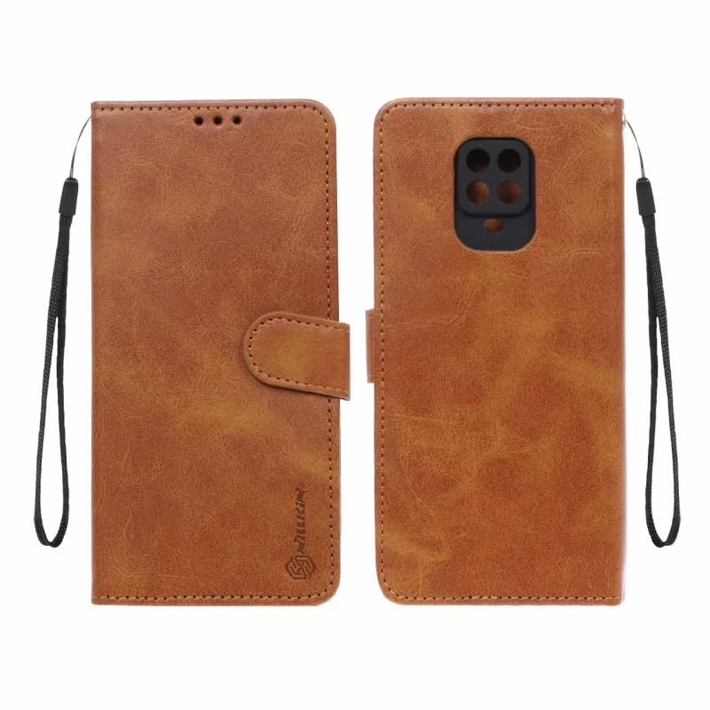 کیف موبایل مگنتی Nillkin مدل Xiaomi Redmi Note 9S / Redmi Note 9 Pro / Redmi Note 9 Pro Max / Poco M2 Pro - عسلی - تصویر 2