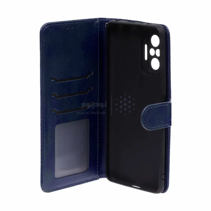 کیف موبایل مگنتی Nillkin مدل Xiaomi Redmi Note 10 Pro-4G / Redmi Note 10 Pro Max - سرمه ای - تصویر 3
