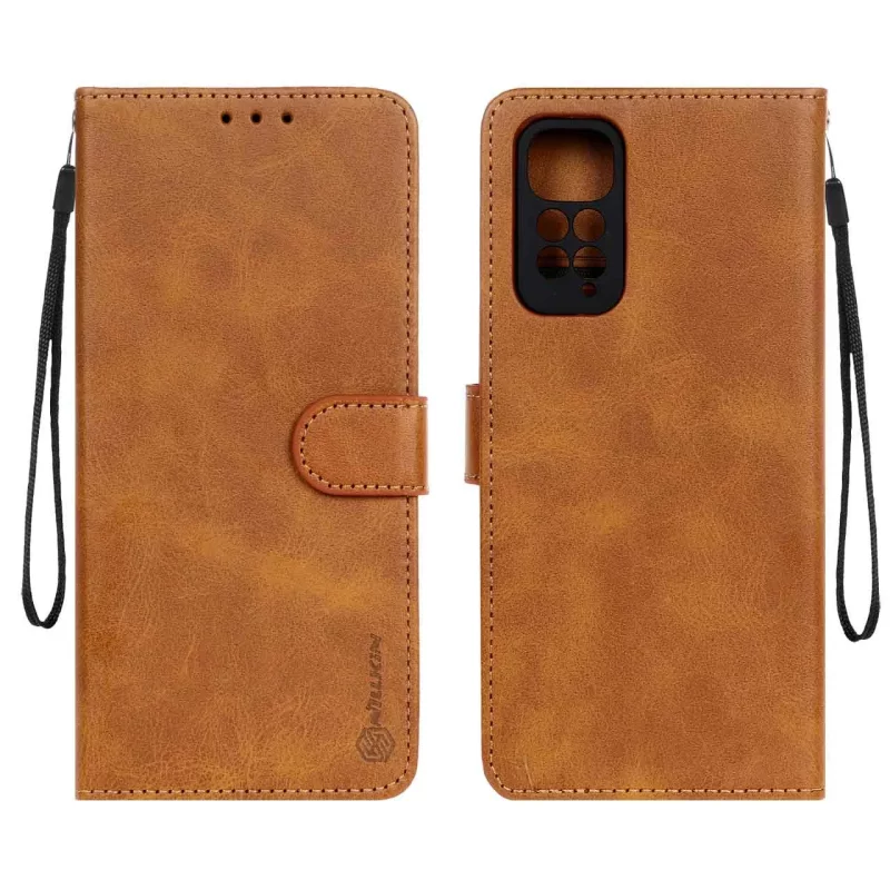 کیف موبایل مگنتی Nillkin مدل Xiaomi Redmi Note 11S / Redmi Note 11-4G - عسلی - تصویر 2