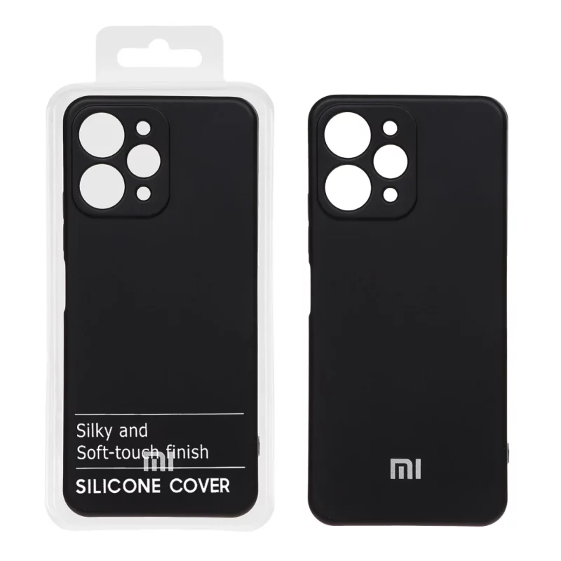 قاب نیو سیلیکون محافظ لنزدار RFF مدل Xiaomi Redmi 12 - مشکی (پک دار) - تصویر 2
