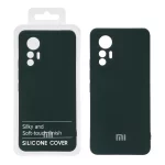 قاب نیو سیلیکون محافظ لنزدار RFF مدل Xiaomi 12 Lite -سبز تیره (پک دار)