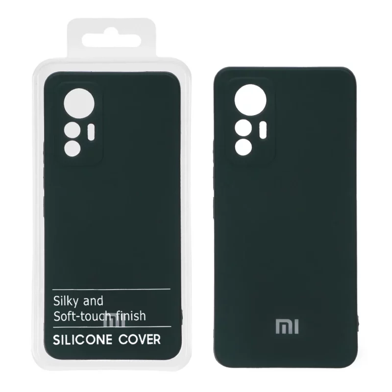 قاب نیو سیلیکون محافظ لنزدار RFF مدل Xiaomi 12 Lite -سبز تیره (پک دار) - تصویر 2